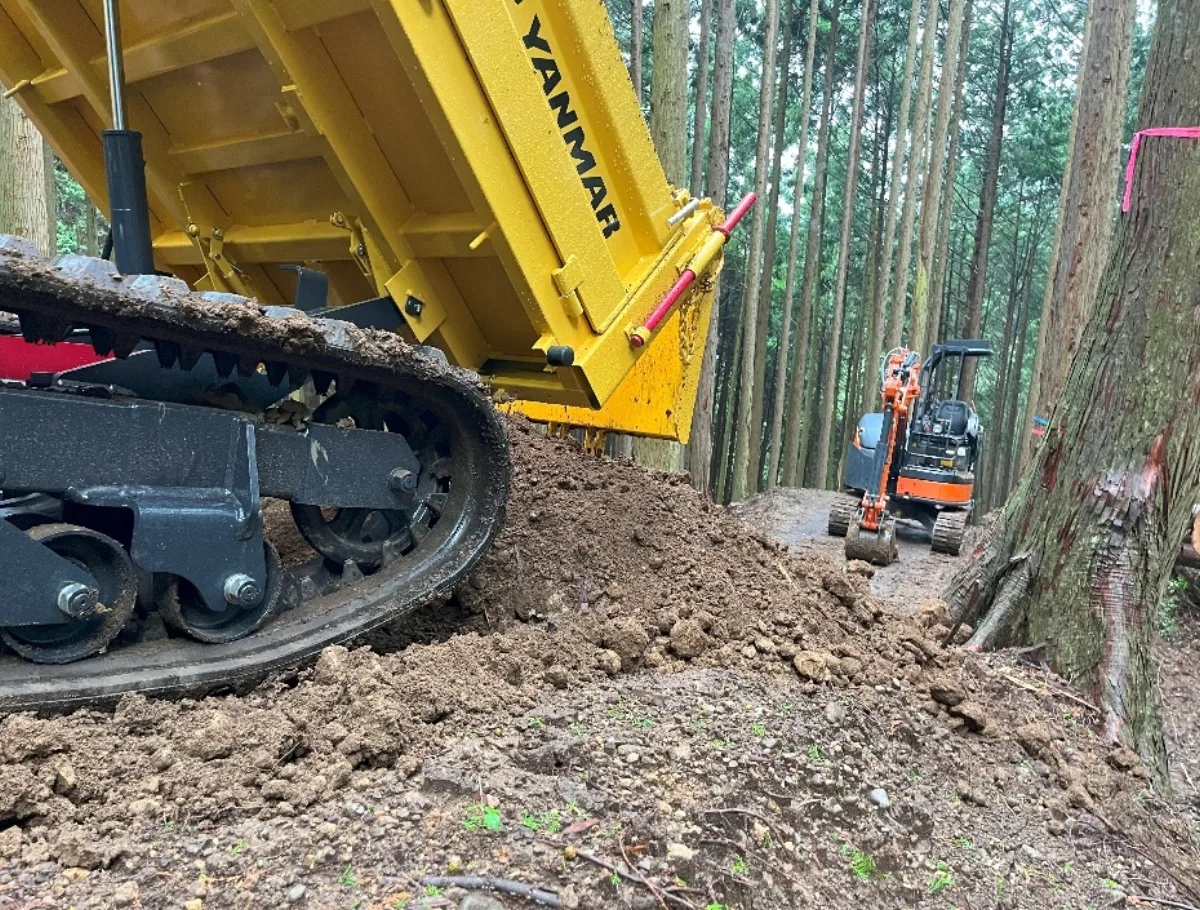 現地発生材の運搬